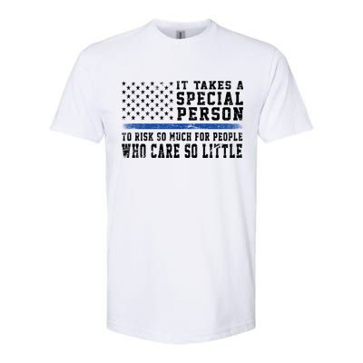 It Takes A Special Person To Be A Police Officer Softstyle CVC T-Shirt