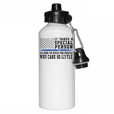 It Takes A Special Person To Be A Police Officer Aluminum Water Bottle