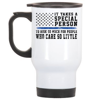 It Takes A Special Person To Be A Police Officer Stainless Steel Travel Mug