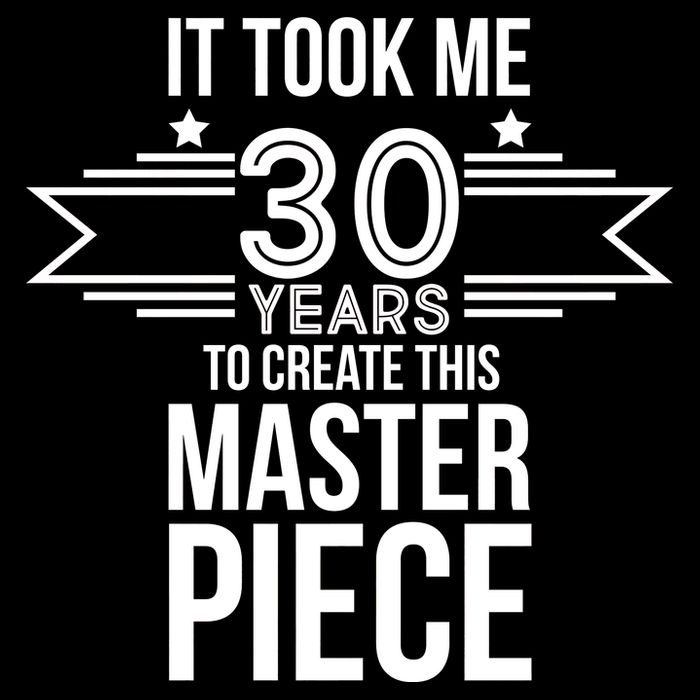 It Took Me 30 Years To Create This Masterpiece 30th Birthday Poster