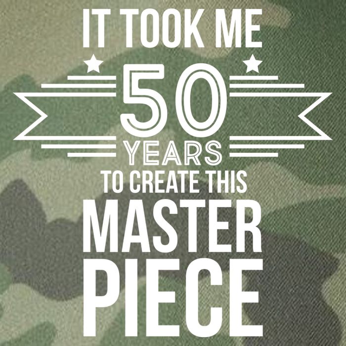 It Took Me 50 Years To Create This Masterpiece 50th Birthday Legacy Tie Dye Trucker Hat
