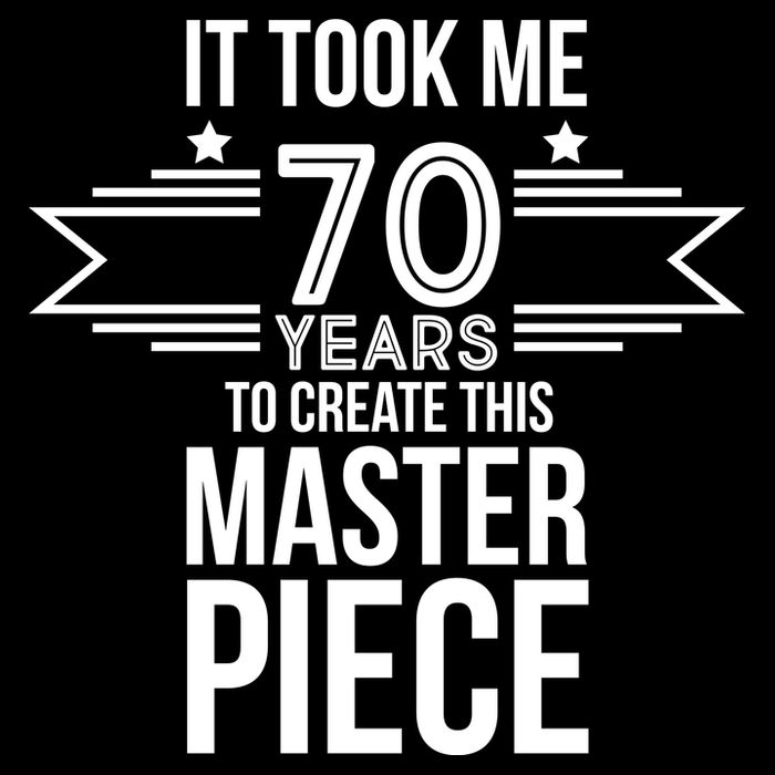It Took Me 70 Years To Create This Masterpiece 70th Birthday Impact Tech Backpack