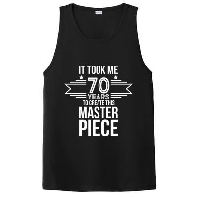 It Took Me 70 Years To Create This Masterpiece 70th Birthday PosiCharge Competitor Tank