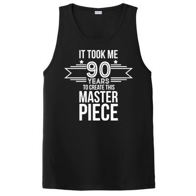 It Took Me 90 Years To Create This Masterpiece 90th Birthday PosiCharge Competitor Tank