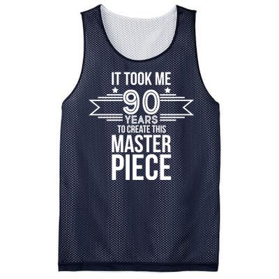 It Took Me 90 Years To Create This Masterpiece 90th Birthday Mesh Reversible Basketball Jersey Tank