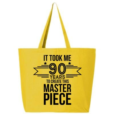 It Took Me 90 Years To Create This Masterpiece 90th Birthday 25L Jumbo Tote