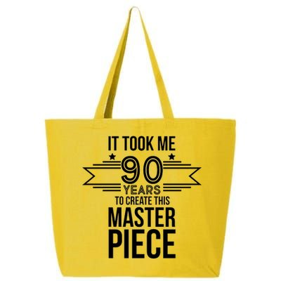 It Took Me 90 Years To Create This Masterpiece 90th Birthday 25L Jumbo Tote