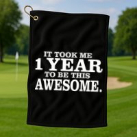 It Took One Year To Be This Awesome Golf Towel