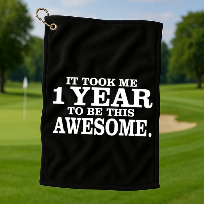 It Took One Year To Be This Awesome Golf Towel