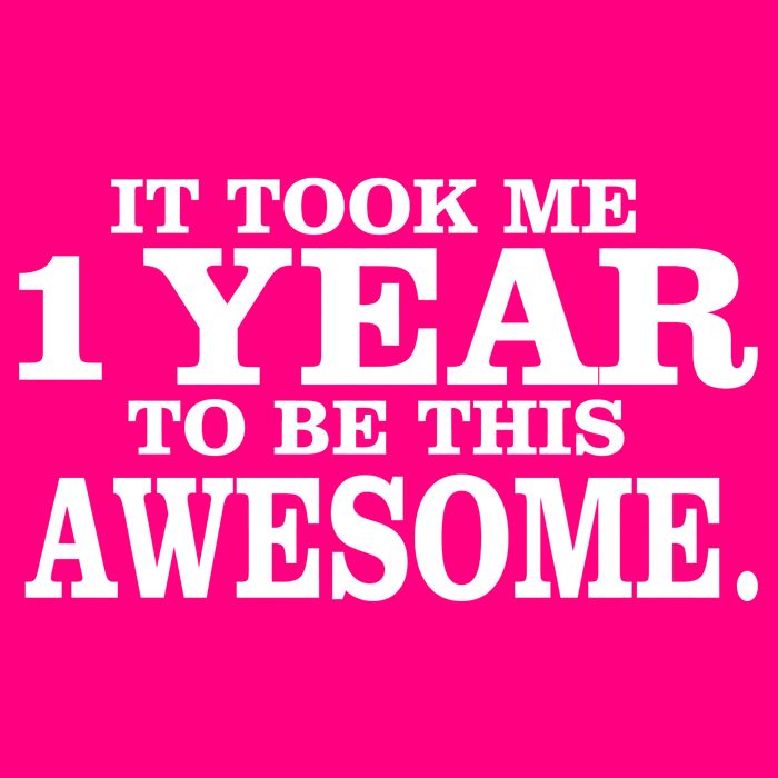 It Took One Year To Be This Awesome Toddler T-Shirt