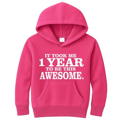 It Took One Year To Be This Awesome Kids Hoodie