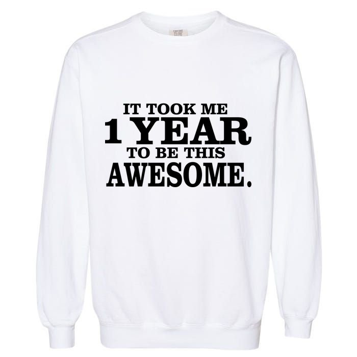 It Took One Year To Be This Awesome Garment-Dyed Sweatshirt