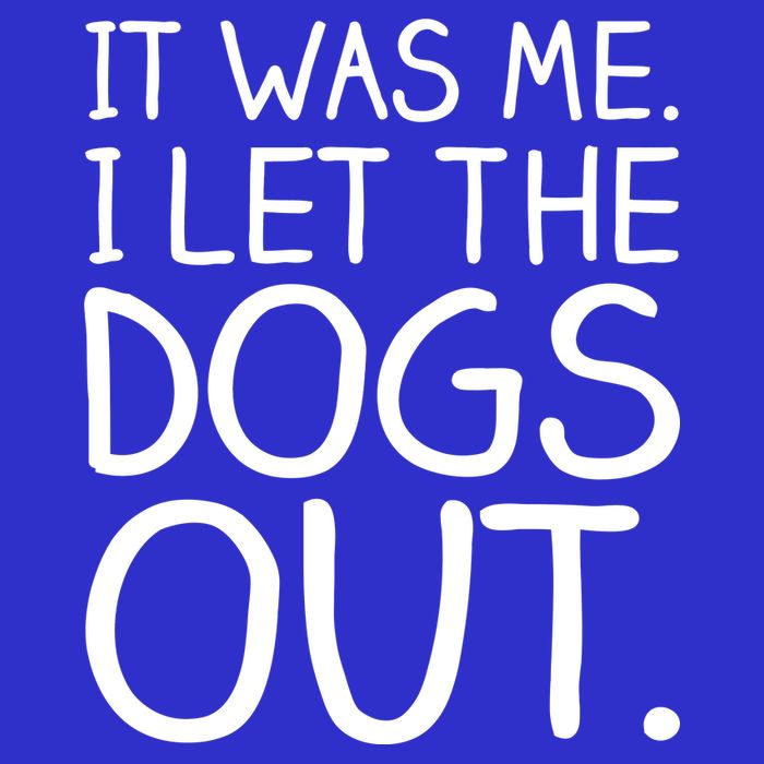 It Was Me I Let The Dogs Out Funny Hilarious 16 in Basic Backpack
