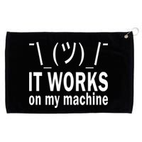 It Works On My Machine Grommeted Golf Towel