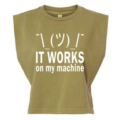 It Works On My Machine Garment-Dyed Women's Muscle Tee
