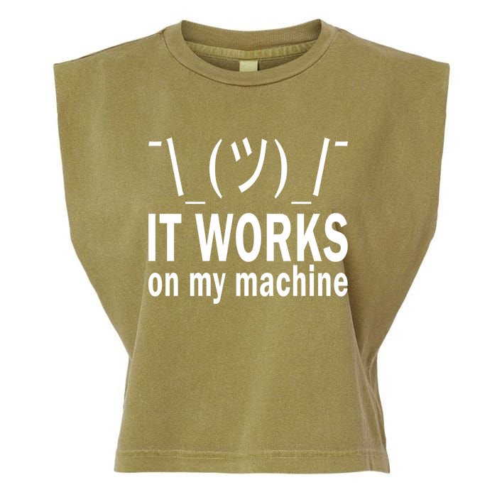It Works On My Machine Garment-Dyed Women's Muscle Tee