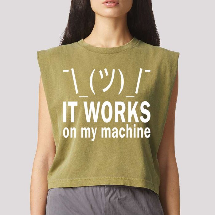 It Works On My Machine Garment-Dyed Women's Muscle Tee