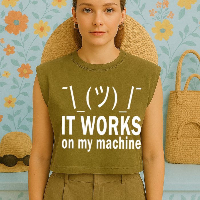 It Works On My Machine Garment-Dyed Women's Muscle Tee