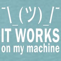 It Works On My Machine Sueded Cloud Jersey T-Shirt