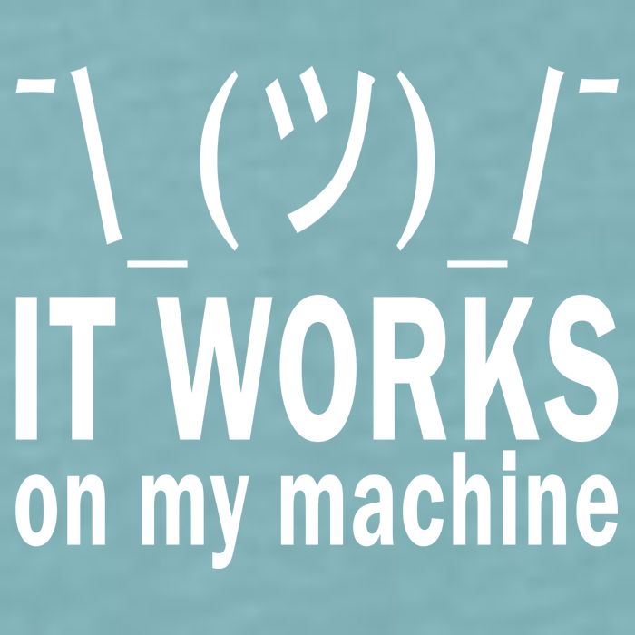 It Works On My Machine Sueded Cloud Jersey T-Shirt