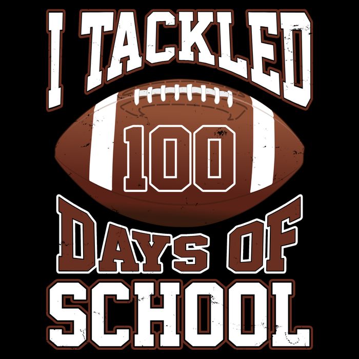 I Tackled 100 Days Of School Football Impact Tech Backpack