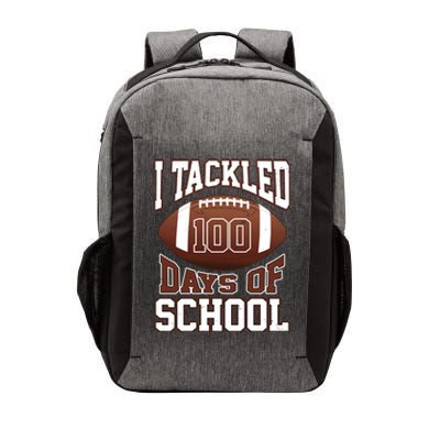 I Tackled 100 Days Of School Football Vector Backpack