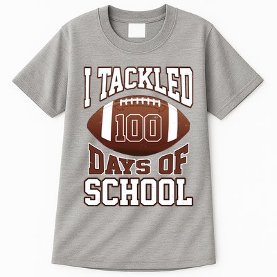 I Tackled 100 Days Of School Football Tall T-Shirt