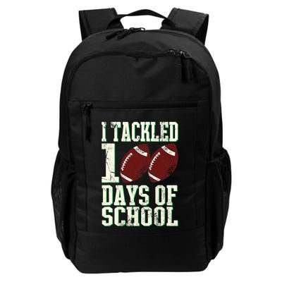 I Tackled 100 Days Of School Football Theme 100th Day Backpack
