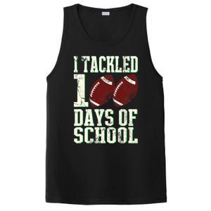 I Tackled 100 Days Of School Football Theme 100th Day PosiCharge Competitor Tank