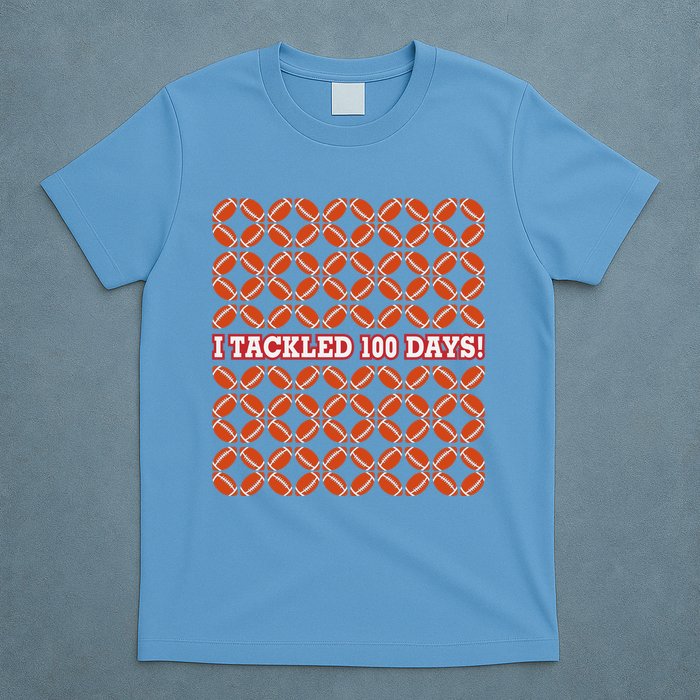 I Tackled 100 Days Football School Celebration T-Shirt