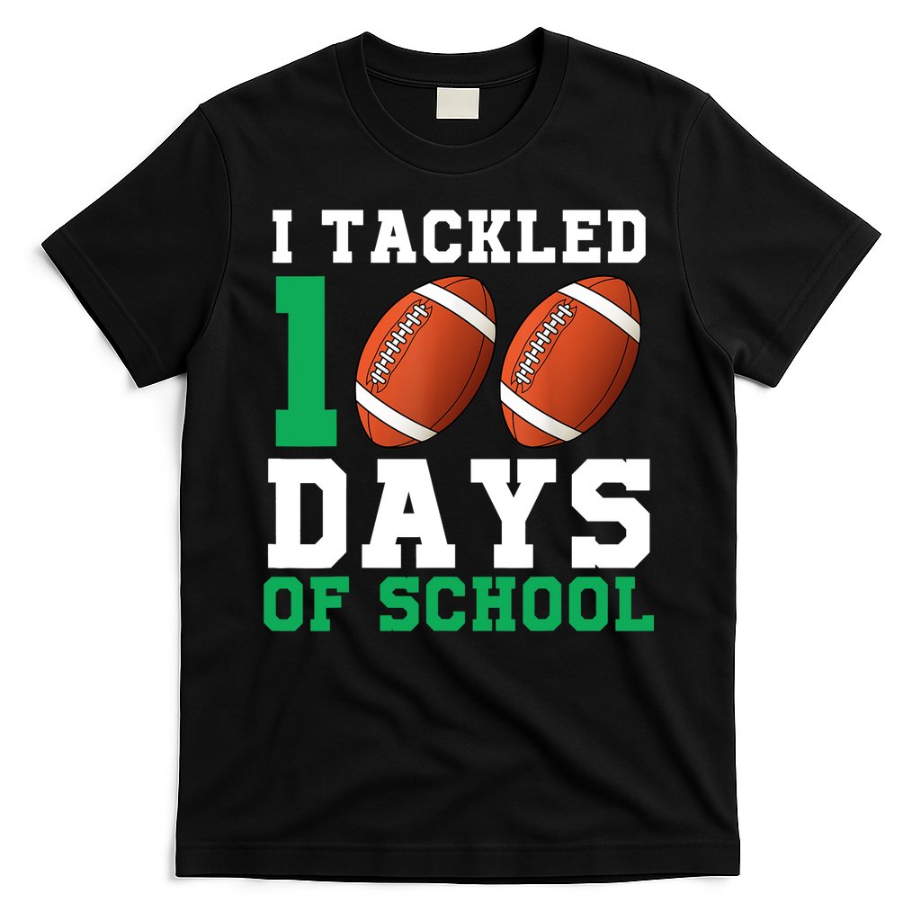 I Tackled 100 Days of School 100th Day of School Student T-Shirt