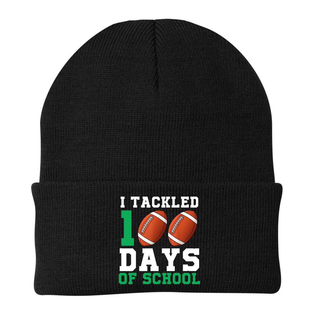 I Tackled 100 Days of School 100th Day of School Student Beanie