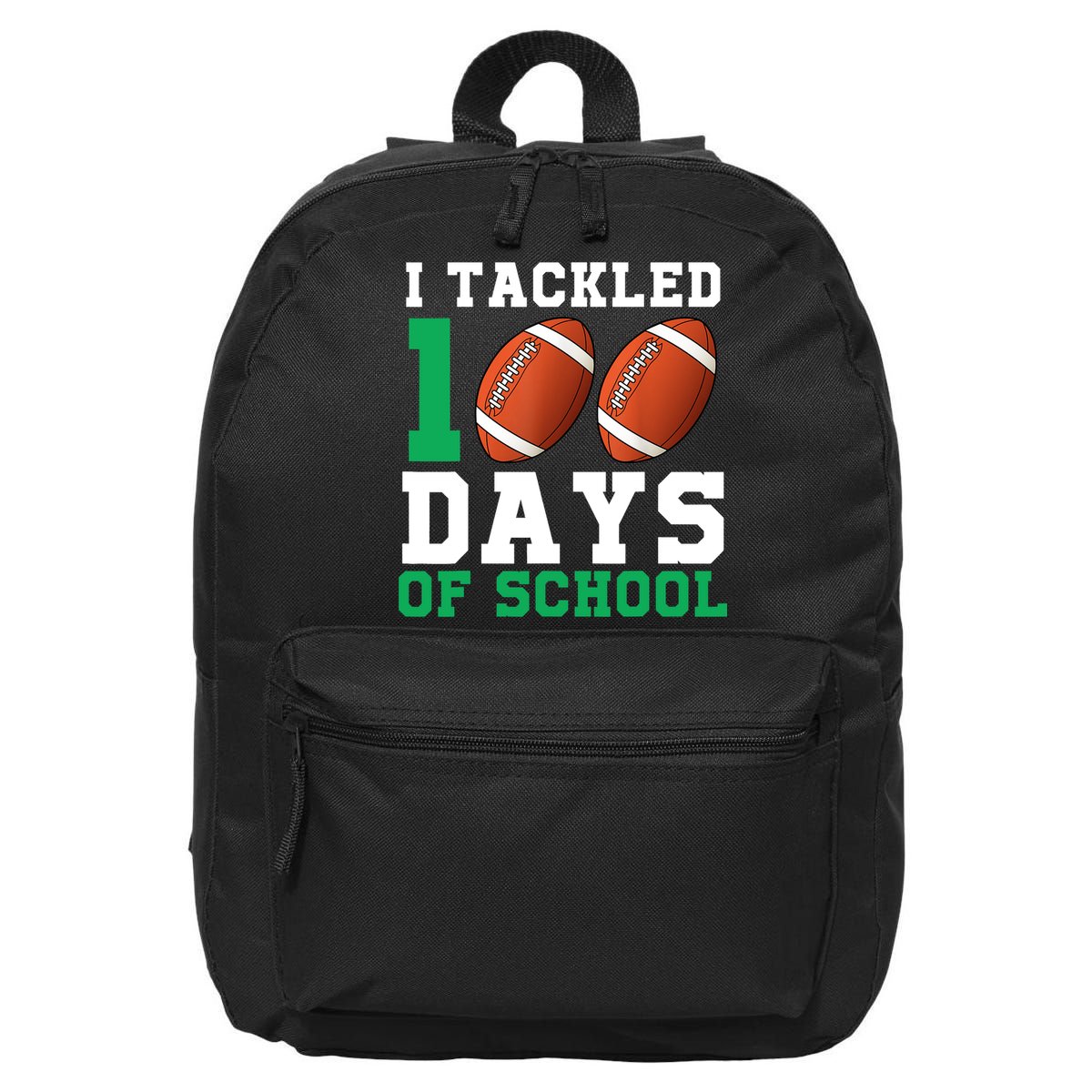 I Tackled 100 Days of School 100th Day of School Student 16 in Basic Backpack