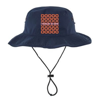 I Tackled 100 Days Of School Football Bucket Hat
