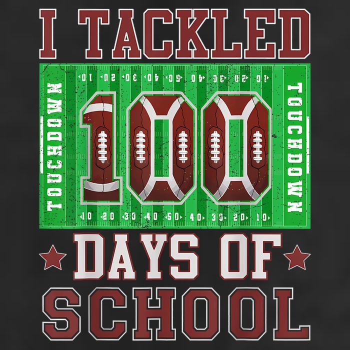 I Tackled 100 Days Of School Football 100th Day Cool Comfort Performance Bucket Hat