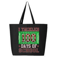 I Tackled 100 Days Of School Football 100th Day 25L Jumbo Tote