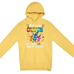 It's The 100 Days Of School Get Your Cray On Premium Pullover Hoodie