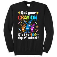 It's The 100 Days Of School Get Your Cray On Sweatshirt