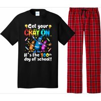 It's The 100 Days Of School Get Your Cray On Pajama Set