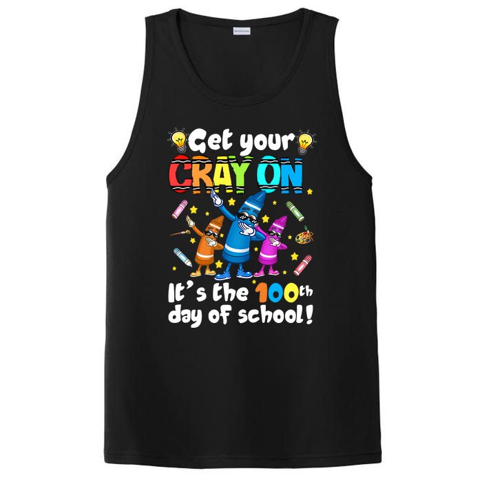 It's The 100 Days Of School Get Your Cray On PosiCharge Competitor Tank