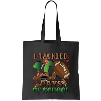 I Tackled 100 Days Of School American Football Bag