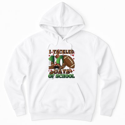 I Tackled 100 Days Of School American Football Hoodie