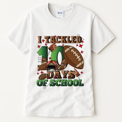 I Tackled 100 Days Of School American Football Tall T-Shirt