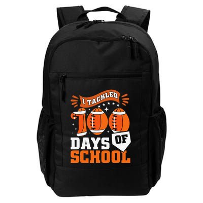 I Tackled 100 Days Of School Football 100th Day Style Backpack
