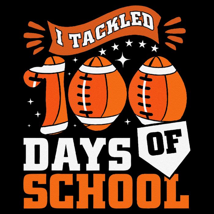 I Tackled 100 Days Of School Football 100th Day Style Sustainable Bucket Hat