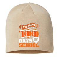 I Tackled 100 Days Of School Football 100th Day Style Sustainable Beanie