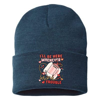 I Tackled 100 Days Of School American Football Sustainable Knit Beanie