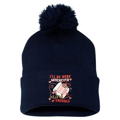 I Tackled 100 Days Of School American Football Pom Pom 12in Knit Beanie