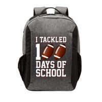 I Tackled 100 Days Of School Football Vector Backpack