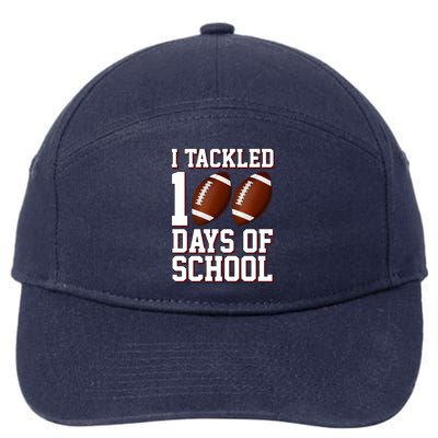 I Tackled 100 Days Of School Football 7-Panel Snapback Hat